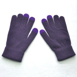 New Winter Thicken Warm Gloves For Men Women Students Knitted Three Finger Touch Screen Mittens Outdoor Cycling Skiing Gloves