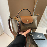 Women's Nylon Saddle Bag – Lightweight, Casual Crossbody Purse with Zipper Closure