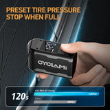 Smart Electric Bike Pump with Digital Display & Auto Shut-Off