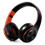 Luxury Gold Bluetooth Headphones with 20H Playtime & HiFi Sound - Wireless/Wired