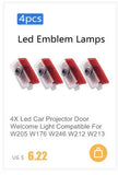 Fiat LED Door Projector Lights – Custom 3D Logo Welcome Lights for 500X/500L/Punto