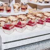 Mini vasos de postre: vasos de plástico pequeños para fiestas, pudines, frutas y helados