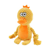 Indestructible Squeaky Plush Dog Toys - Bite-Resistant Chew Toys for Small Dogs (7 Styles)
