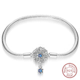 925 Sterling Silver Charm Bracelet for Women – Heart, Star, Moon & More