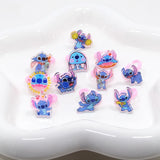 Disney Stitch Anime Rings - 10/20/36pc Cute Acrylic Jewelry Set for Kids
