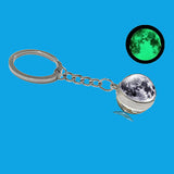 Luminous Galaxy Planet Keychain – Glow in the Dark Solar System Charm