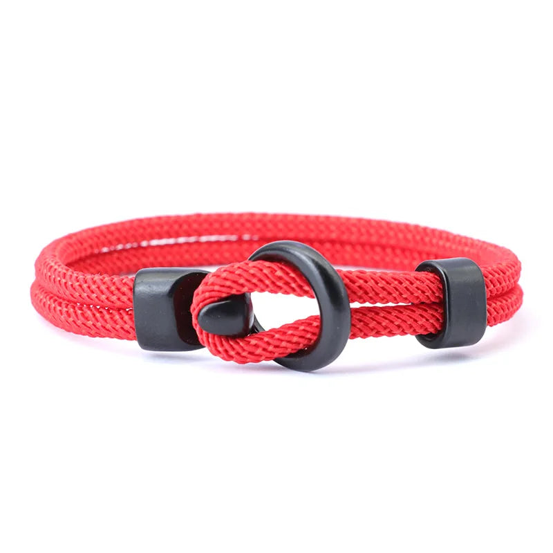 Pulsera de cuerda de aleación de Milán de 4 mm para hombre: longitud personalizable, diseño de dijes de moda