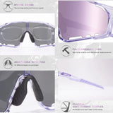 🚴‍♂️ Gafas de ciclismo KAPVOE: las mejores gafas deportivas con protección UV400 para MTB, running y aventuras al aire libre