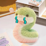 25cm Cute Snake Plush Toy - Soft Stuffed Animal Doll for Kids & Collectors