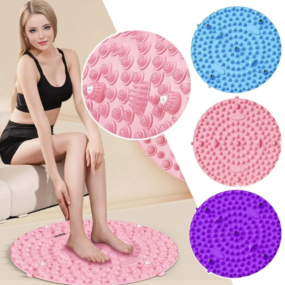 Acupressure Foot Massage Mat for Pain Relief, Reflexology & Circulation Therapy