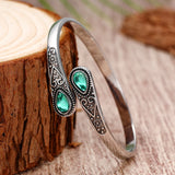 Ethnic Cuff Bracelet for Women – Adjustable Zinc Alloy Fashion Jewelry