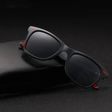 Vintage Square Polarized Sunglasses – UV400 Retro Eyewear for Men