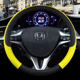 Funda de volante personalizada para Honda Civic 2004-2015: piel sintética de primera calidad, antideslizante, protege el volante original