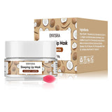 Mango Overnight Lip Mask - Intense Hydration & Anti-Aging Lip Treatment (20g with Brush)