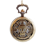 One Piece Anime Pocket Watch - Vintage Bronze Collectible Timepiece
