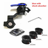 Universal Motorcycle and Bicycle Phone Holder – Shockproof, Anti-Shake, Adjustable Mount for Smartphones (4.7-7.2 inches)