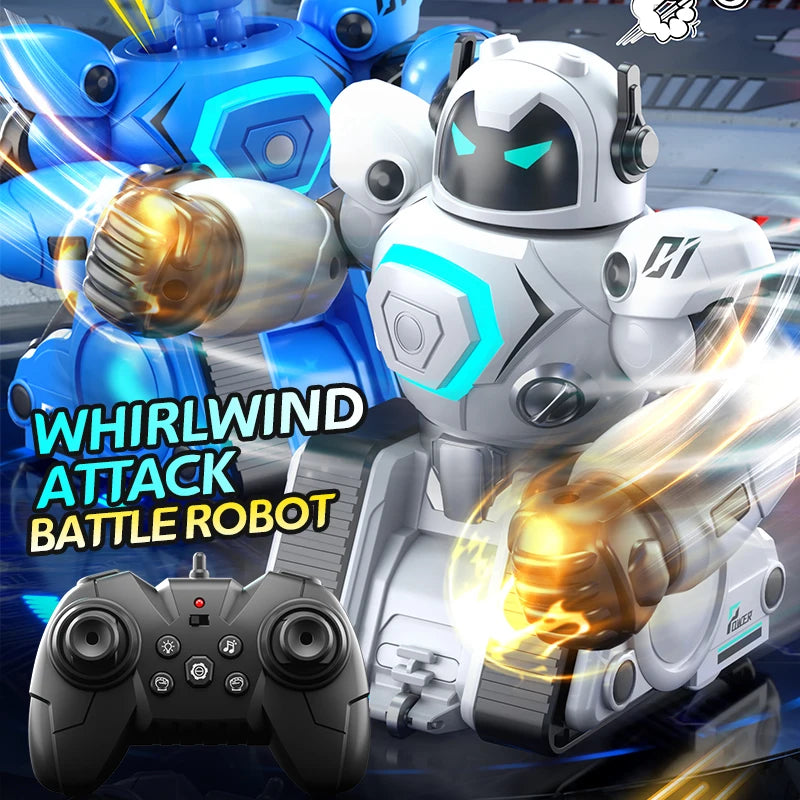 Remote Control Soccer Robot Toy with Modular Battery – 2.4GHz Rechargeable RC Robot for Kids 14+