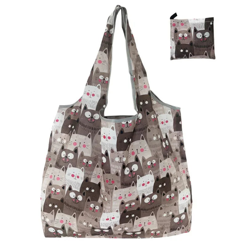 Reusable Foldable Shopping Bag – Eco-Friendly, Large Capacity & Stylish