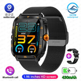Military Smart Watch with GPS & Bluetooth Calling - 100+ Sports Modes, 3ATM Waterproof