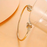 Ethnic Cuff Bracelet for Women – Adjustable Zinc Alloy Fashion Jewelry