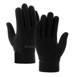 2024 Thicken Fleece Gloves for Men Women Winter Warm Thermal Full Finger Glove Outddor Windproof Running Skiing Cycling Mittens