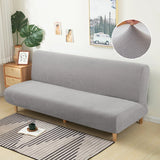 Stretch Armless Sofa Bed Slipcover - Elastic Futon Couch Protector