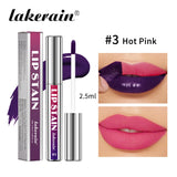 Long-Lasting Waterproof Lip Stain Gloss – Smudge-Free, Non-Transfer Color