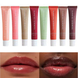 Vanilla Beige Lip Balm & Gloss Set – Moisturizing, Transparent & Smooth Lip Care for a Soft, Glossy Finish
