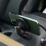 Magnetic Wireless Car Charger Mount for Tesla Model 3/Y (2019-2023) - Alloy Phone Holder