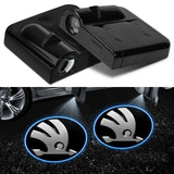Skoda LED Door Projector Lights - HD Welcome Logo Lights for Octavia, Kodiaq, Superb & More