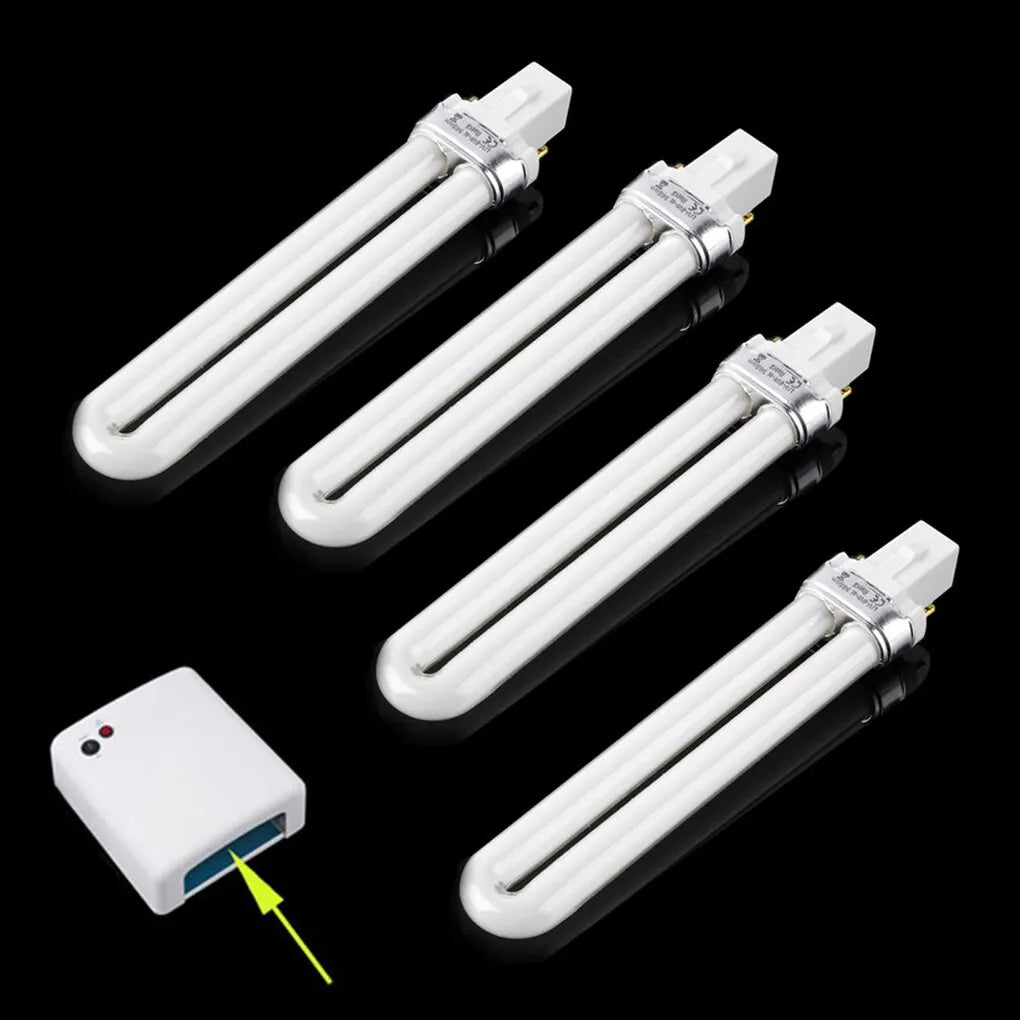 UV Nail Lamp Replacement Bulbs – 9W UV Light Tubes for Gel Nail Dryers (365nm)