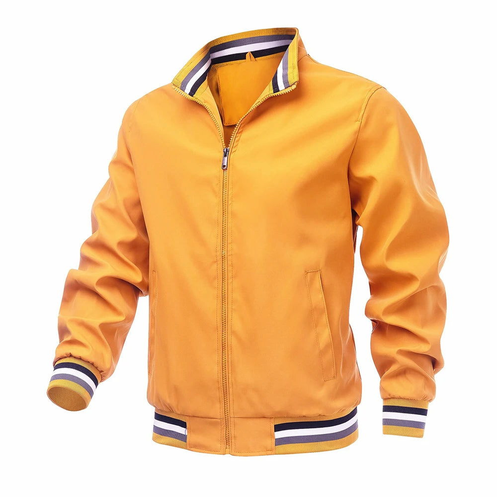 Men's Aviator Jacket – Lightweight Windbreaker for Spring & Autumn