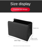 Cubo de basura y caja de almacenamiento para coche plegable y colgante: organizador para coche que ahorra espacio