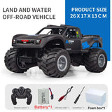 Vehículo acrobático anfibio todoterreno con control remoto JJRC Q156 4WD: juguete de aventura impermeable y todoterreno