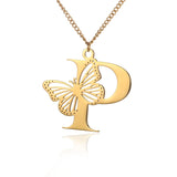 Elegant 18K Gold Butterfly Pendant Necklace – Trendy & Stylish Jewelry for Women