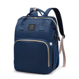 Mochila grande de nailon para pañales: elegante, duradera y espaciosa para padres en movimiento