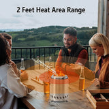 Portable Smokeless Tabletop Fire Pit – Stainless Steel Mini Stove for Indoor & Outdoor Use