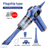 Powerful 9500PA Cordless Car Vacuum Cleaner – Handheld, Lightweight & Multi-Use