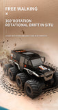 Vehículo todoterreno acrobático RC 8x8: camión de carreras anfibio 8WD con diseño resistente al agua