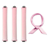 Heatless Hair Curler Set – Soft Curling Rods & Satin Sleeping Headband for No Heat Curls