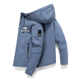 Men's Airbus Aviation Hooded Jacket – Lightweight Windbreaker with Sun Protection