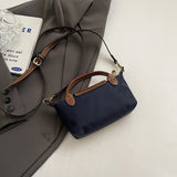 Women's Nylon Saddle Bag – Lightweight, Casual Crossbody Purse with Zipper Closure
