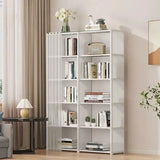 Dustproof Wardrobe & Bookshelf – High-Capacity Open Storage Cabinet for Bedroom