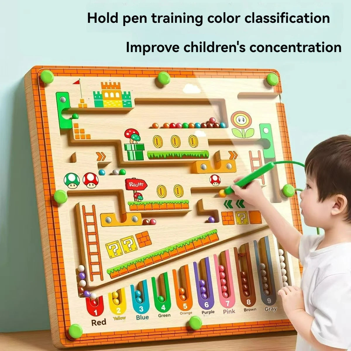 Educational Plastic Toy Set for Kids Ages 3–6