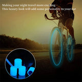 Tapones para válvulas de neumáticos que brillan en la oscuridad: ajuste universal para automóviles, motocicletas y bicicletas