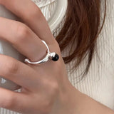 Minimalist Silver Color Geometric Wedding Band – Trendy Party Jewelry for Women