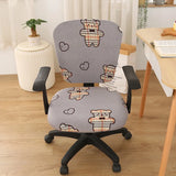 Stretchable Chair Covers 2-Pack – Spandex, Universal Fit for Office & Dining Chairs
