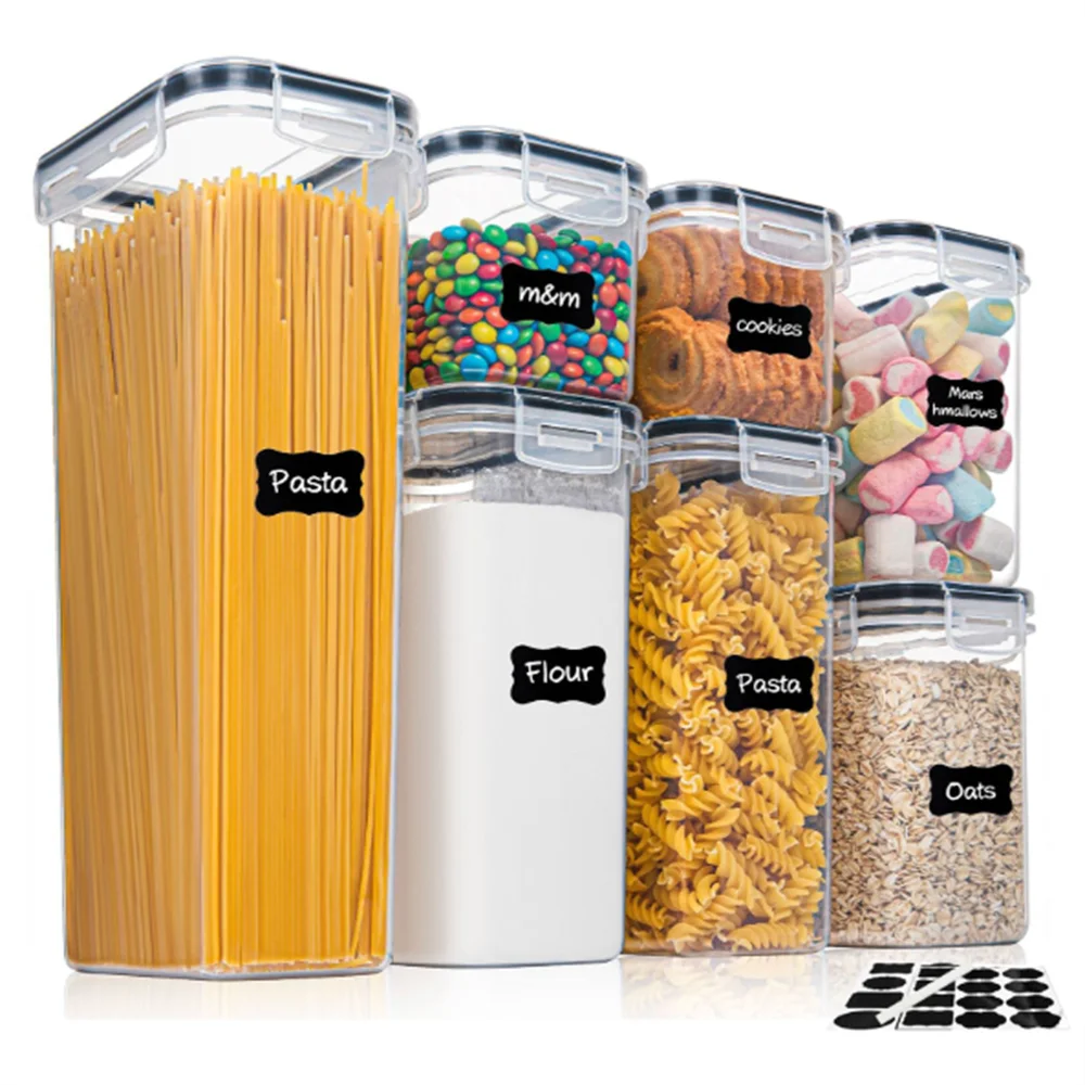 Contenedor de almacenamiento de plástico moderno: organizador elegante y práctico para el hogar