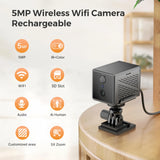 5MP Smart WiFi Security Camera with Auto-Tracking & Night Vision | Indoor & Outdoor Surveillance