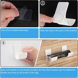 Clip de almacenamiento ajustable para montaje en pared: soporte seguro para escobas, trapeadores y herramientas 
